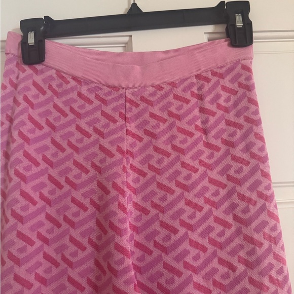 Versace Greca Pattern Knit Pants - Picture 3 of 5